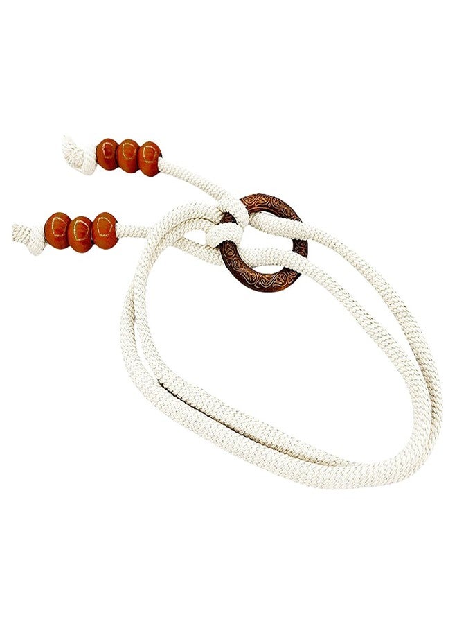 SUSOYAOCHEN 2 Pack Curtain Tiebacks Hand-Woven Decorative Curtain Holdbacks Rope with Outdoor Farmhouse Tie Backs for Curtains Home Office Hotel Decorative (Brown) - Image 2